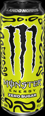 Monster Energy Lando Norris, Sugar Free Energy Drink, 16 Ounce (Pack of 15)