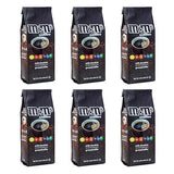 White Coffee M&M Milk Chocolate Flavored Medium Roast Ground Coffee - 10 Ounce (Pack of 6)