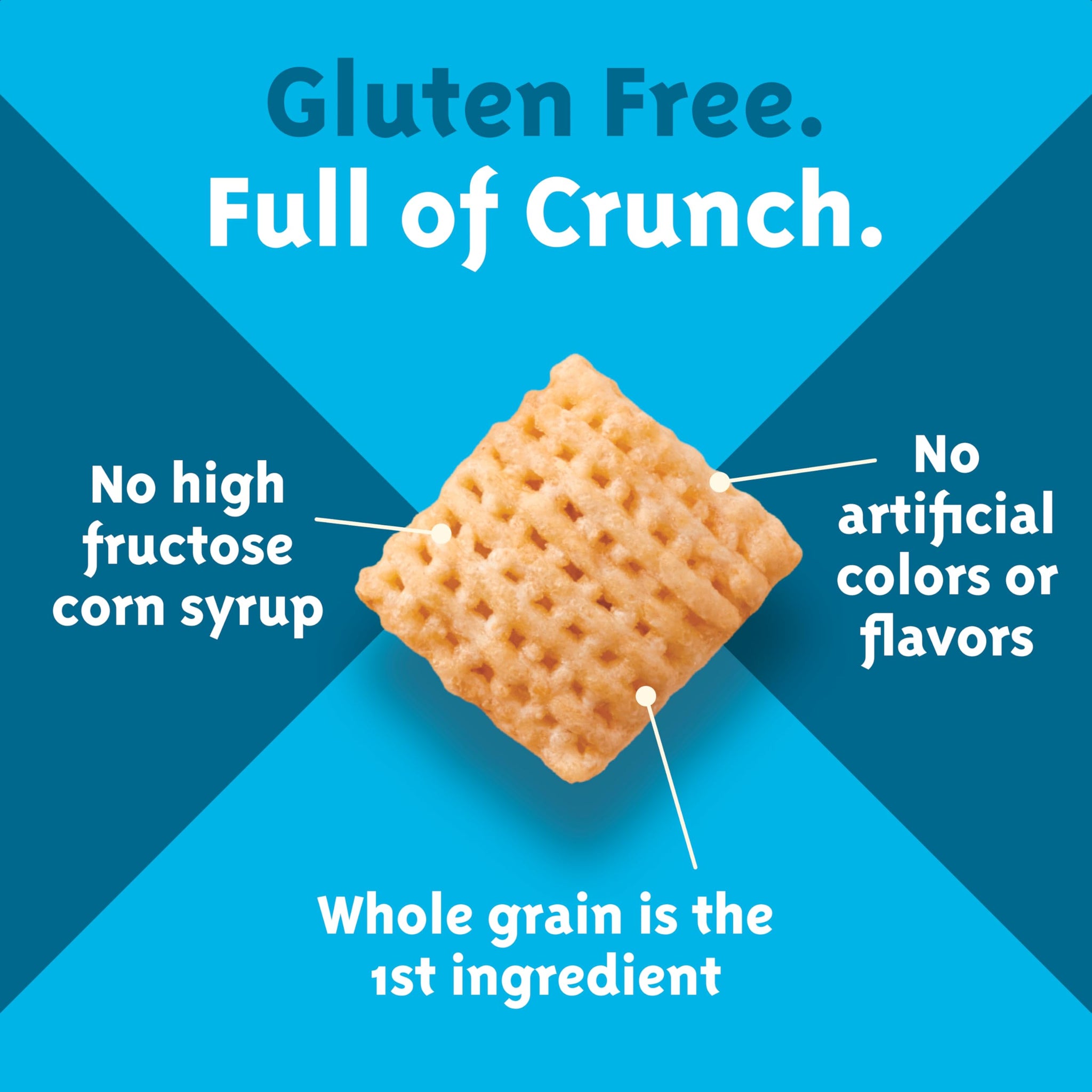 Rice Chex Gluten Free Breakfast Cereal, Homemade Chex Mix Ingredient, 12 oz