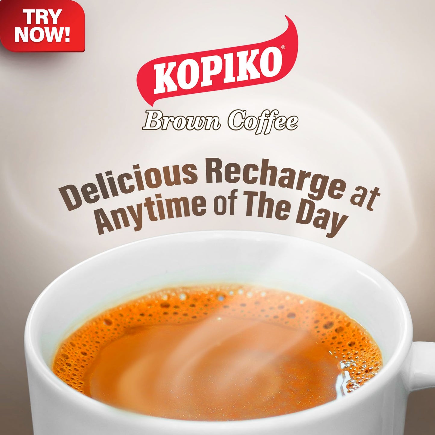 Kopiko Brown Instant Coffee Mix - Authentic Indonesian Volcanic Coffee - Taste the Irresistibly Delicious Coffee with Brown Sugar (0.88 OZ/25gr x 30