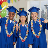 Silkovahamd 5th Grade Graduation Leis 2026 - Graduation Candy Lei Making Kit Class of 2026, 12 Candy Poly Tubing Clear 60 Paper Cards 12 Sheets