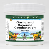 Garlic and Cayenne Combination - 1% Allicin - Powder (4 oz, ZIN: 516133) - 3 Pack