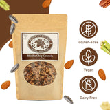 Maple Nut Kitchen Mocha Chip Granola 3 Pack - Vegan, Certified Gluten-Free Oats, Low Sugar - Dark Chocolate, Almonds, Coconut, Coffee - Crunchy