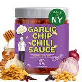 SAUCE UP Garlic Chip Chili Sauce | Chipotle Flavor | All-Natural, Keto, Gluten-Free, No MSG | Fried Garlic, Mexican Chilies, Crunchy, Smoky, Sweet