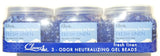 Punati CleanAir Odor Neutralizing Gel Beads, 12 oz (Pack of 3) (Blue - Fresh Linen)