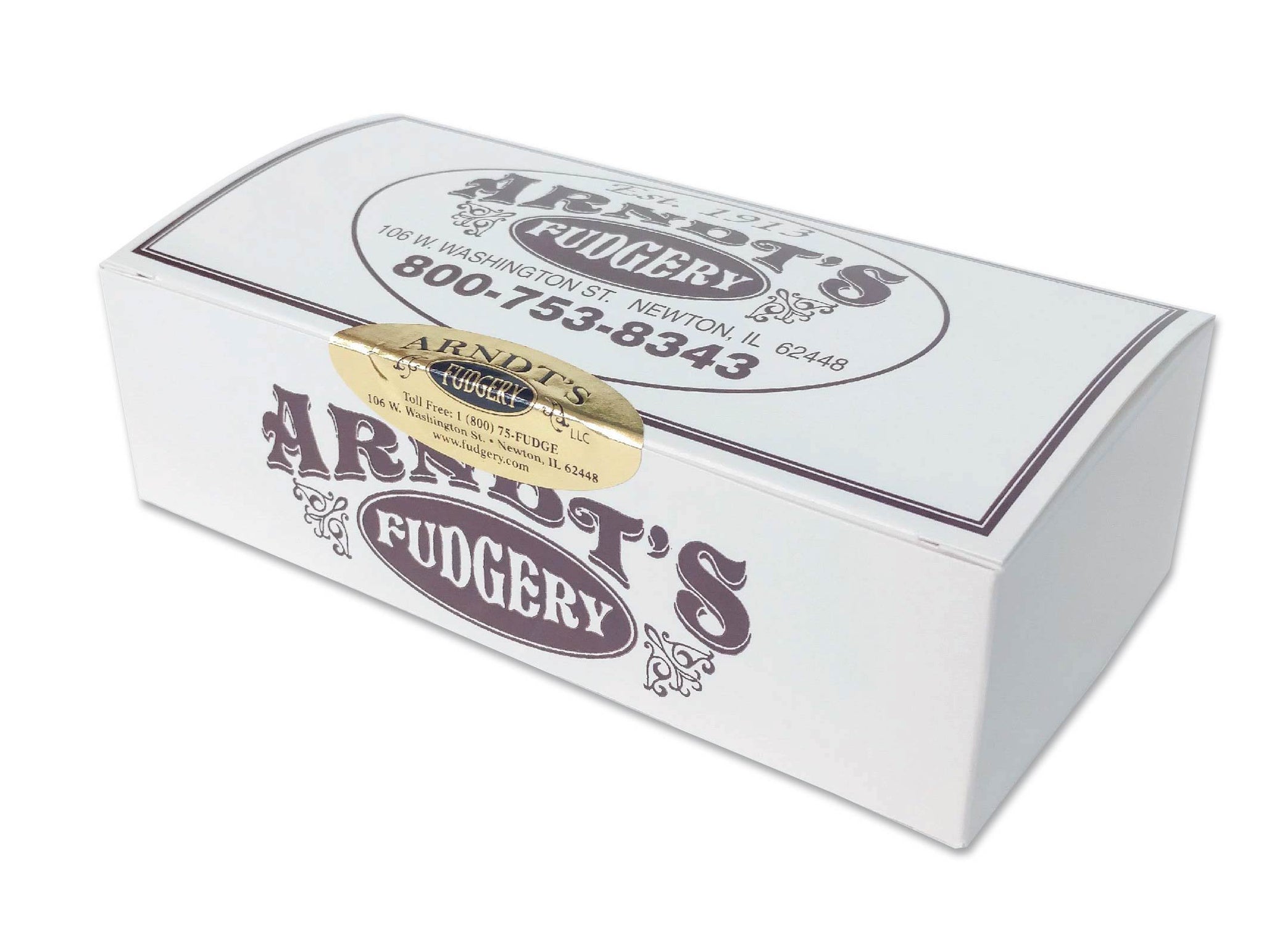 Home Made Creamy Chocolate Black Walnut Fudge - 1 1/2 Lb Box