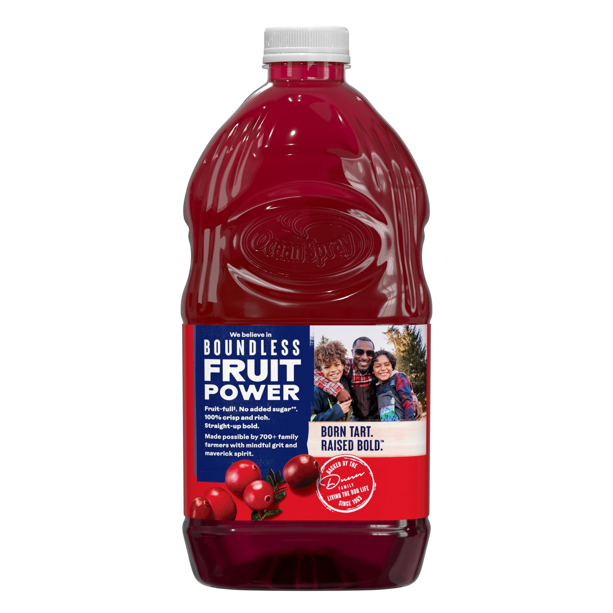 Ocean Spray® 100% Juice, Cranberry, 64 Fl Oz Bottle (Pack of 8)