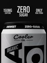 COOLER CO. YERBA MATE | Organic Caffeine | Sugar-Free THE OG Unsweet (12PK)