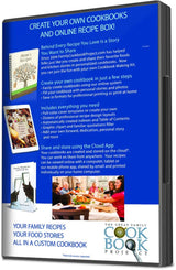 Personalized Cookbook Making Kit Including 1 Printed Cookbook - Fun, Convenient and Easy to Use: Preserves Family Recipes for Future Generations