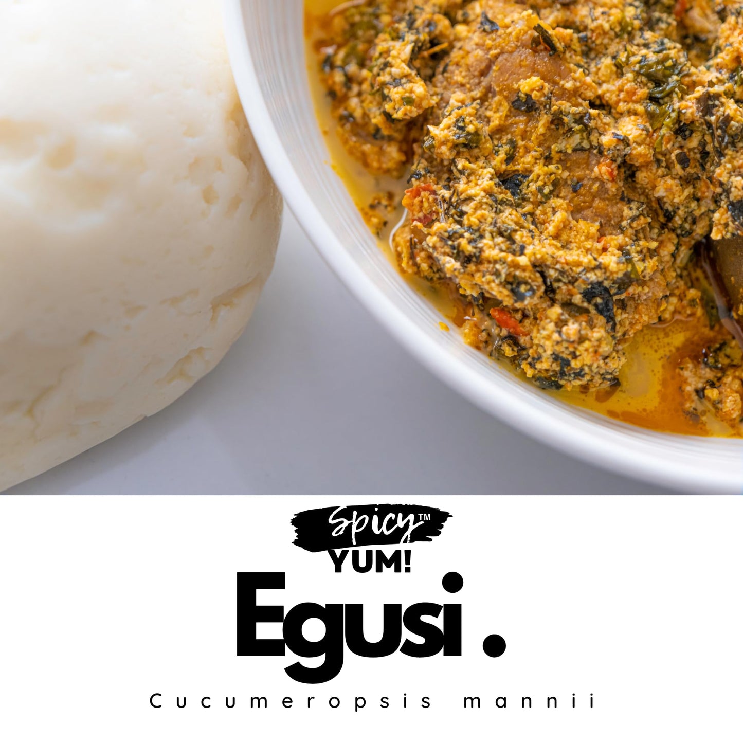 Spicy Yum! Egusi Melon Seeds (Whole - 16 oz.)