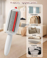 DAWZMR 2PCS Pet Hair Remover Lint Roller Reusable Brush, Cat Dog Hair Removal Tool for Clothes