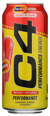 C4 Performance Energy Drink Cherry Popsicle 16oz