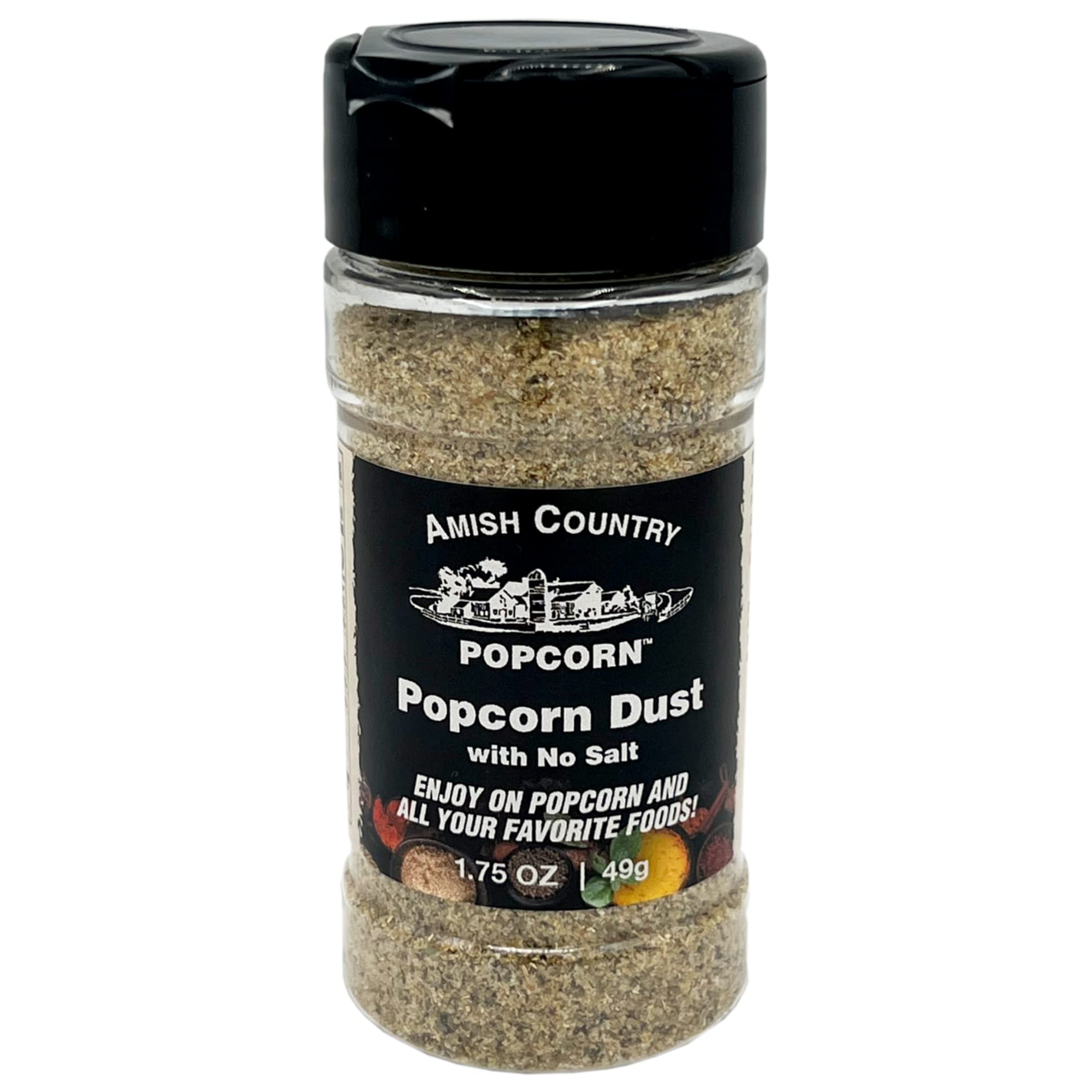 Amish Country Popcorn | Popcorn Dust with No Salt - 1.75 oz | Old Fashioned, Non-GMO and Gluten Free