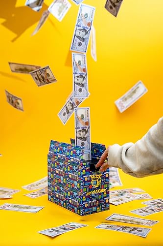 Send A Cake Birthday Billionaire Gift Box DIY Shooting Bills Birthday Surprise Box, Ready-to-Fill Unique Birthday Gift for Women, Men & Kids