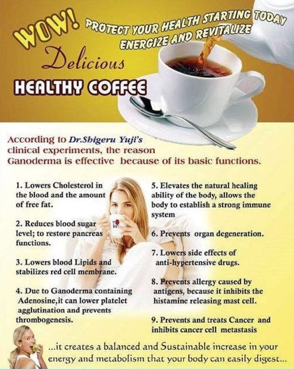 DXN Lingzhi 3 in 1 Lite Ganoderma Coffee 20 Sachets