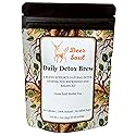 Deer Soul Daily Detox Brew Herbal Tea with Dandelion Root, Burdock, Red Clover, Nettle & Echinacea Root | Loose Leaf Tea, 1.5 oz