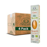 Rustichella d'Abruzzo Organic Corn Spaghetti (Pack of 4), 250g Each - Gluten-Free Pasta - Delicious Corn Flavor - Perfect for Creative Dishes