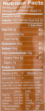 Udi's Gluten Free Au Naturel Granola, Dairy Free and Egg Free, Pure Honey , 11Ounce (Packaging May Vary)