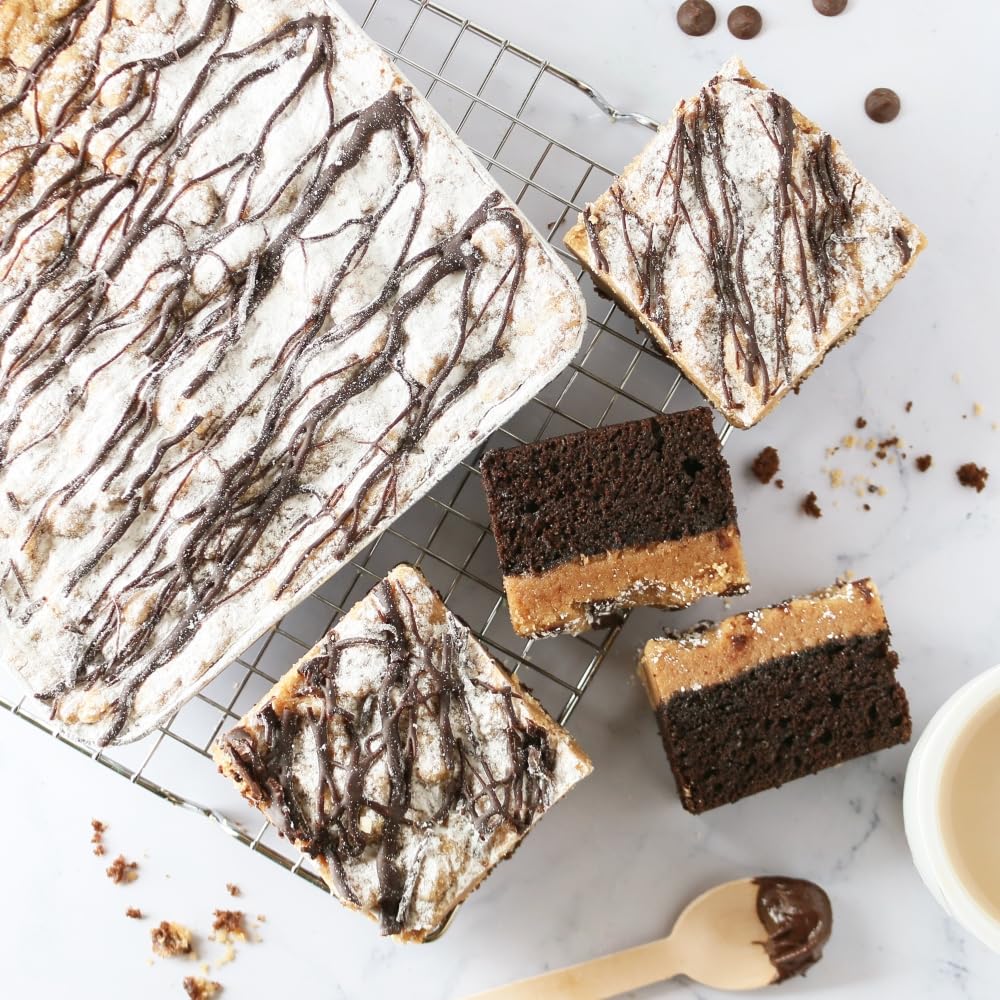 Gourmet Chocolate Crumb Cake Gift Box By Dulcet Gift Baskets- Freshly Baked Handmade Moist Chocolate Crumb Cake For House Warming, Office Parties