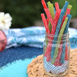 Assorted Sour Punch Twists Mega Candy Super Tube (3" x 24") 1 Tube - Deliciously Tangy Chewy Candy Treats - Perfect for Any Parties & Events