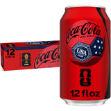 Coca-Cola Zero Sugar Soda, 12 fl oz Cans, 12 Pack - Classic Cola Soft Drink Fridge Pack