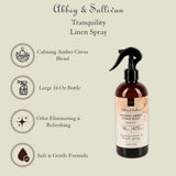 Abbey & Sullivan Linen Spray, Tranquility, 16 oz