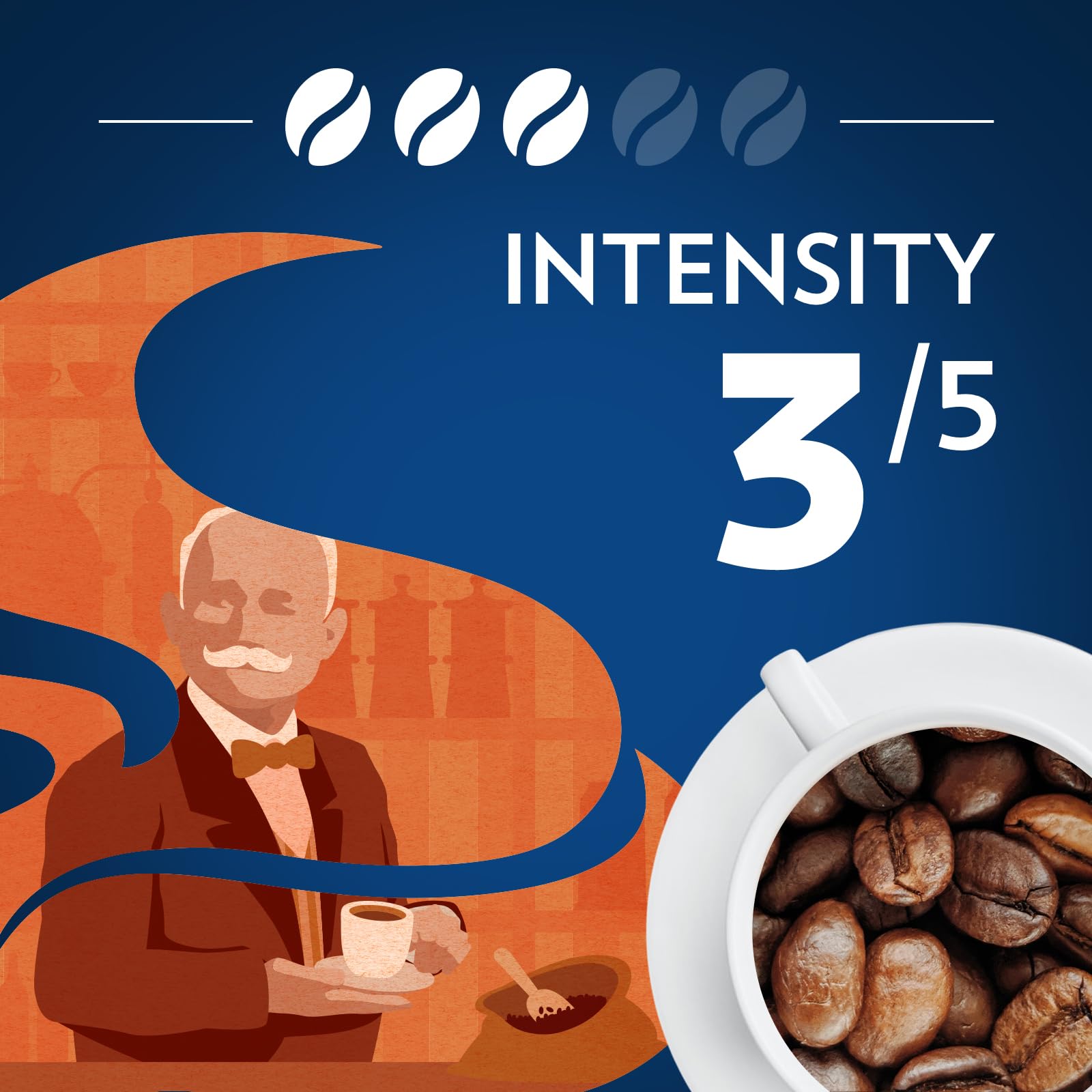 Lavazza House Blend Perfetto Whole Bean Coffee 12oz Bag, Medium Roast, Full-bodied, Intensity 3/5, 100% Arabica, Ideal for Drip Brewers, (Pack of 1)