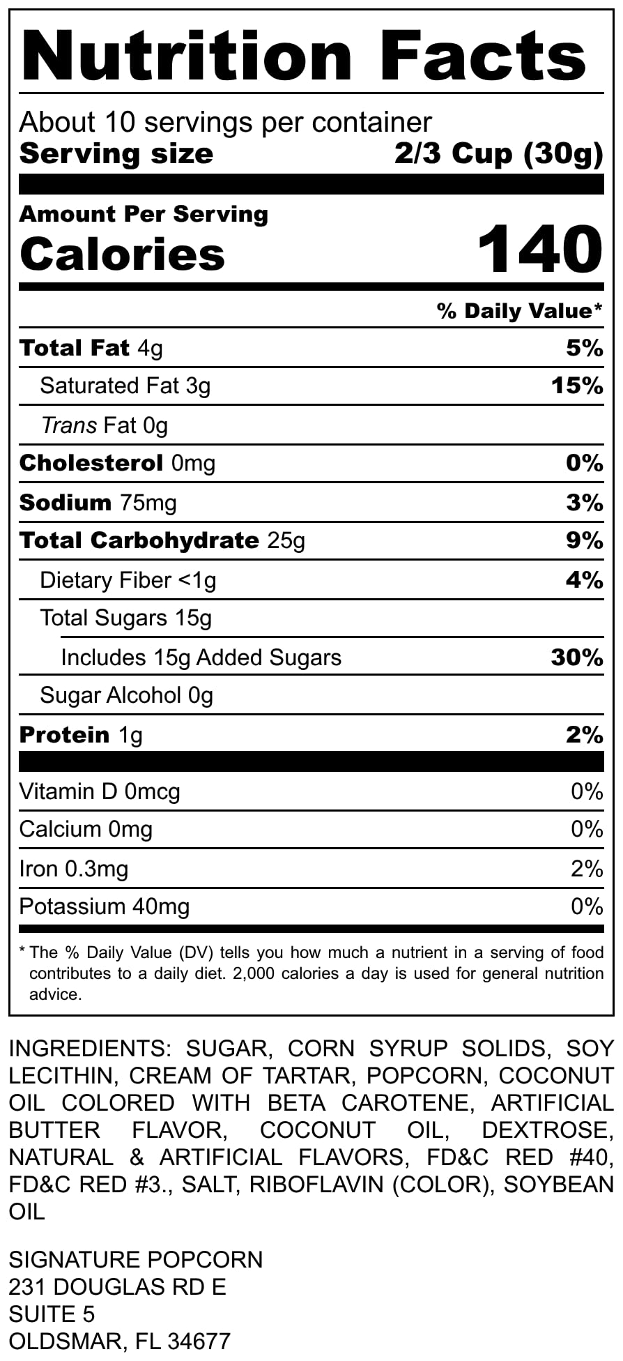 Signature Popcorn, Strawberry Popcorn Snack, 3-Pack Large Resealable Bags, Gourmet, Gluten-Free, Sweet Treat, Non-GMO, Gifts & Parties