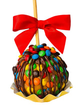 Gourmet Caramel Apples Gift Pack, Set of 3 (All M&M and Chocolate)