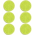 Chuancheng Cordless Electric Rotary Mop Replacement Cleaning Pads for Elicto ES-200, ES-330, ES-430, ES-530 (Pack of 6)
