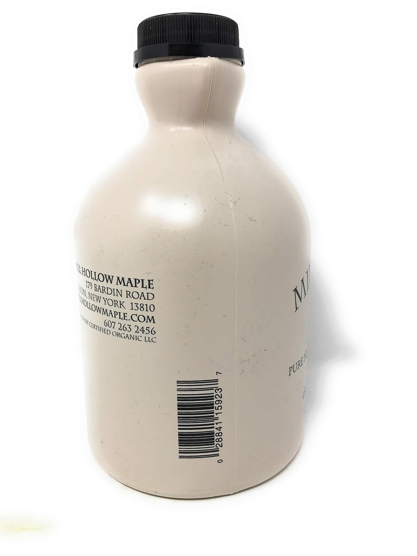 Mill Hollow Maple Organic Amber NY Grade A Maple Syrup, 1 QT