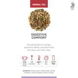 Teabloom Digestive Comfort Loose Leaf Herbal Tea with Chamomile, Fennel & Ginger | Caffeine-Free Soothing Botanical Blend | Canister Makes 35-50 Cups