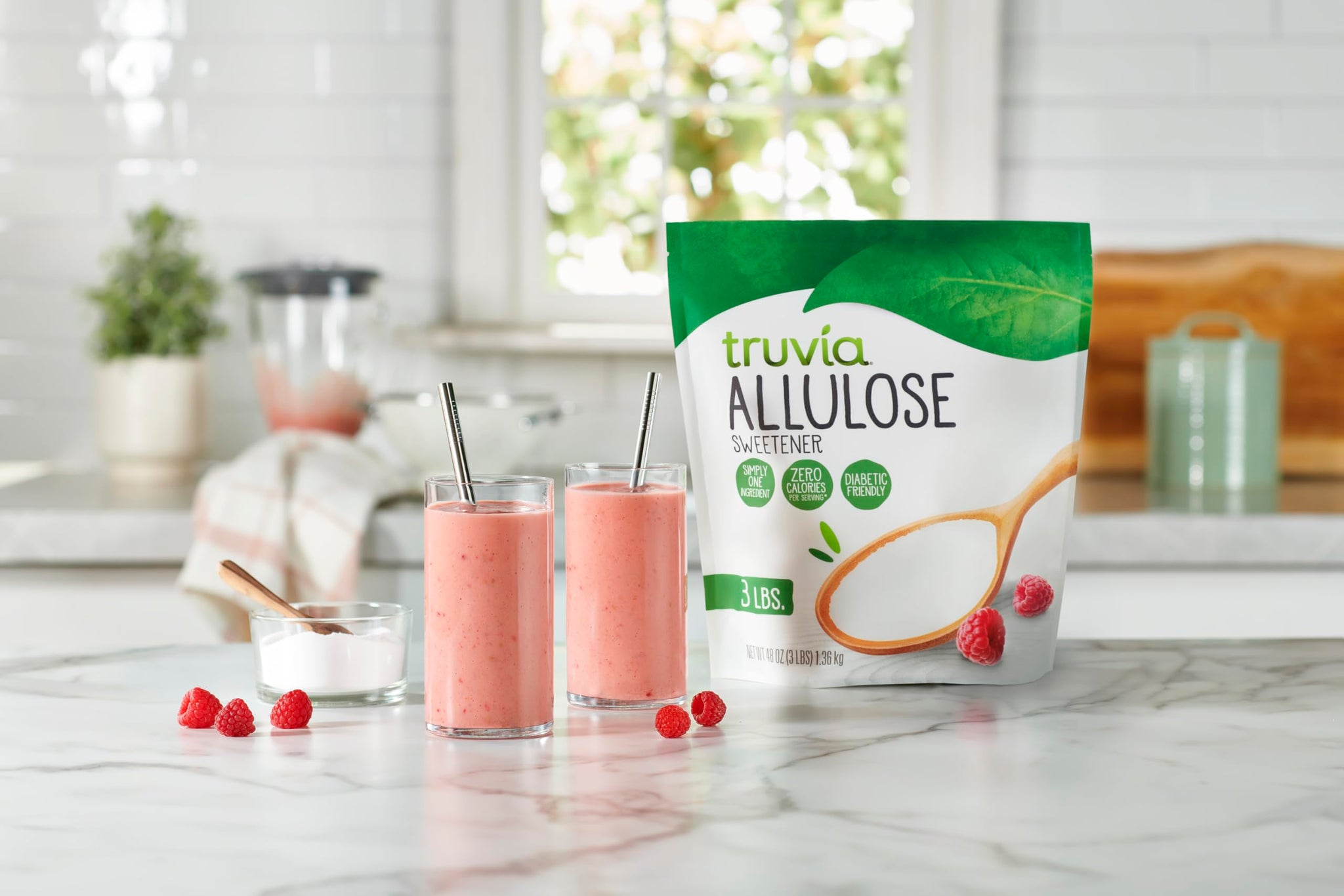 Truvia Allulose Calorie-Free Sweetener Bag, Sugar Substitute with Zero Calories, great for coffee and tea (3lbs)