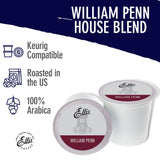 Ellis Coffee - William Penn - Medium Roast - Single Serve Coffee Pods - For Use in Most K-cups and Keurig 2.0 Brewers - 24 Coffee Pods
