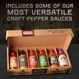 Melinda’s - A Taste of Melinda’s Collection - Craft Pepper Sauce and Condiment Gift Set - Includes Black Truffle, Thai Sweet Chili, Roasted Garlic