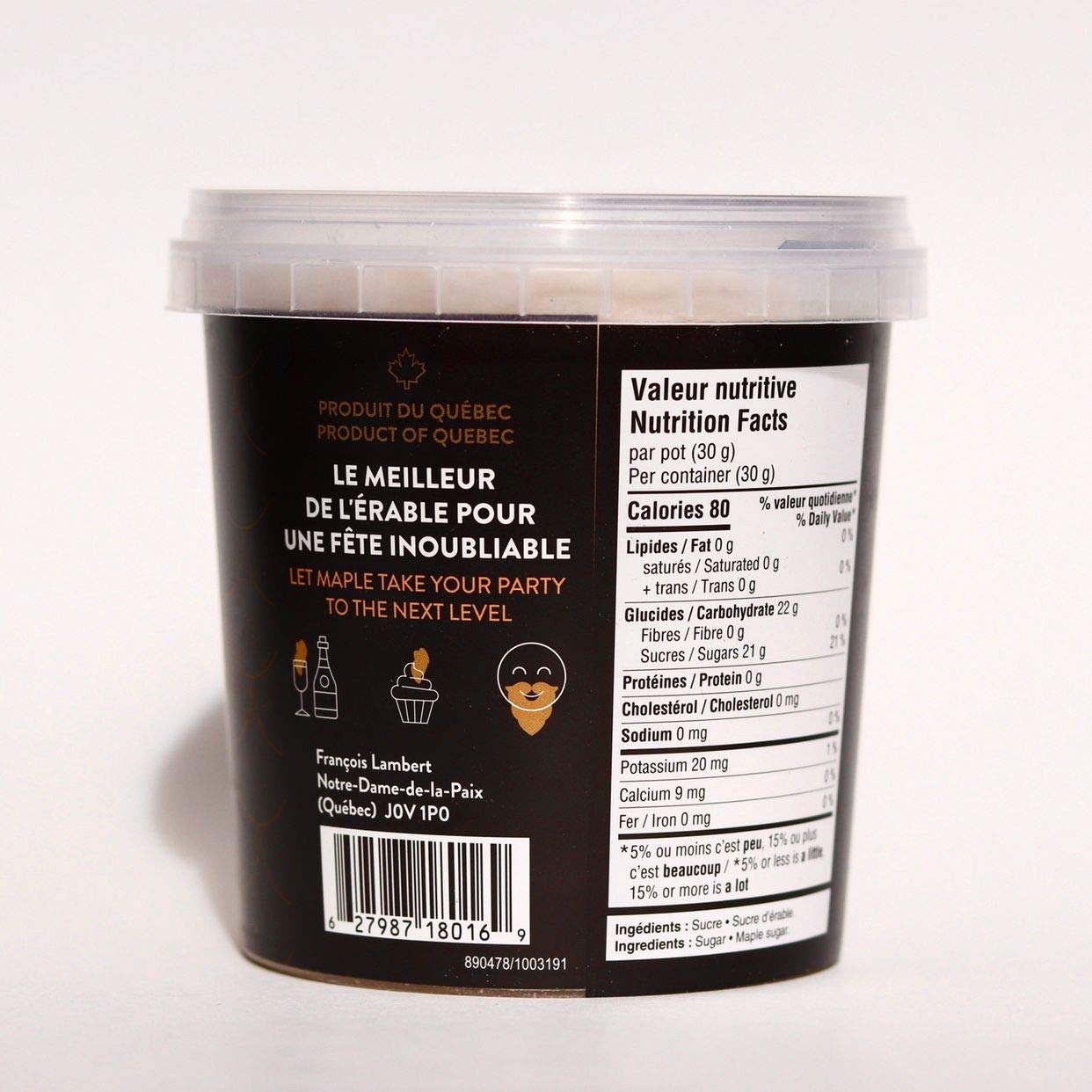 Maple Mini Cotton Candy Made from 100% Pure Maple Syrup - Perfect Maple Treat for Parties and Dessert Decoration Pack of 1