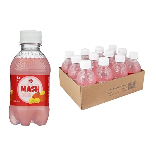 Boylan Bottling Mash Grapefruit Citrus Zing Beverage, 16 Fluid Ounce - 12 per case.