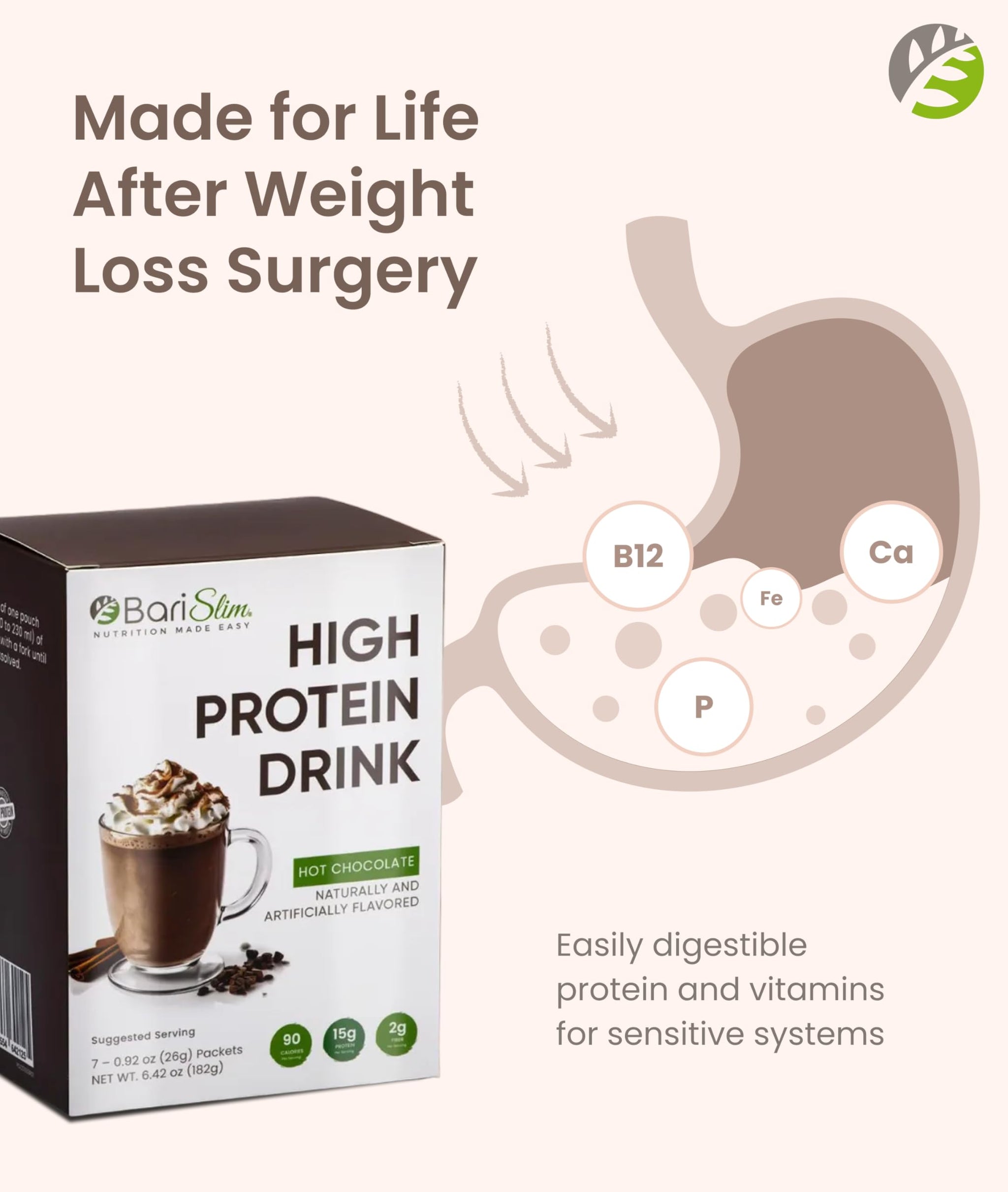 BariSlim High Protein Shake - Delicious & Nutritious Meal Replacement Shake - Low Sugar & Carb - Formulated for Bariatric Patients & Post-Weight Loss
