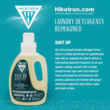 Hiketron Suit Up Liquid Laundry Detergent, 5x Ultra Concentrated, Tough Stains Remover, Long Lasting Masculine Scent (40 Fl Oz, Pack of 1)