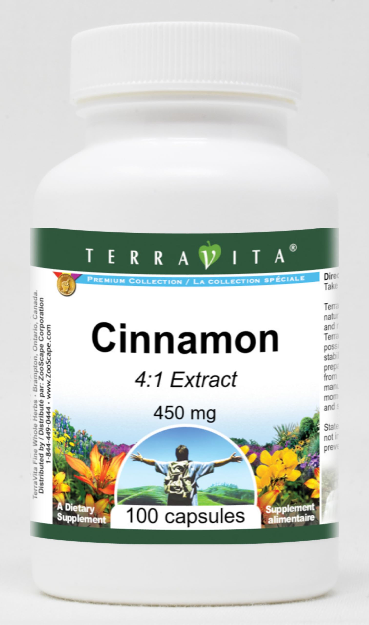 Cinnamon 4:1-450 mg (100 Capsules, ZIN: 519849) - 3 Pack