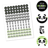 Big Dot of Happiness Party Like a Panda Bear - Baby Shower or Birthday Party Round Candy Sticker Favors - Labels Fit Chocolate Candy (1 Sheet of 108)