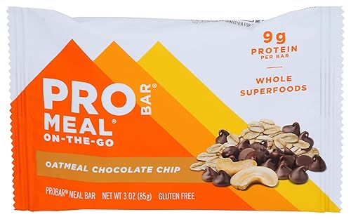 Probar, Bar Meal Oatbar Chocolate Chip, 3 Ounce