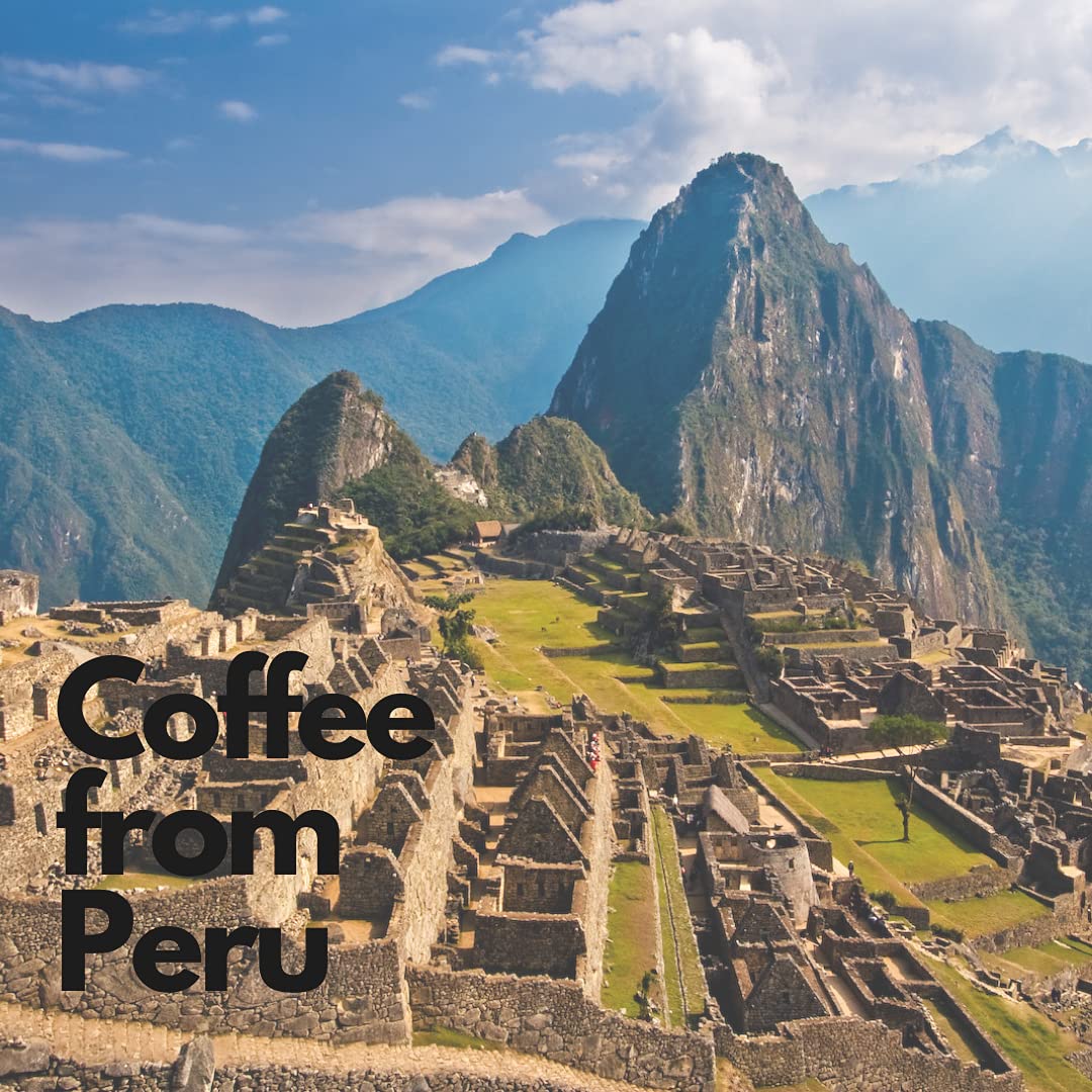 Allpa Peruvian Coffee 12 oz, Whole Bean Coffee, Medium Roast, Single Origin Coffee, Cafe Peruano, All Natural Beans, Product of Peru