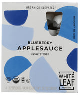 White Leaf Provisions Organic Blueberry Applesauce 4pk, 3.2 OZ