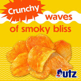 Utz Potato Chips, Barbeque - 1 oz. Bags (60 Count) - Crispy Potato Chips Made from Fresh Potatoes, Crunchy Individual Snacks to Go, Cholesterol Free