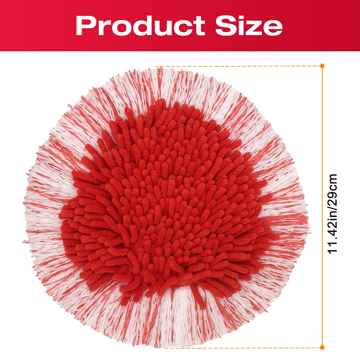 3 Pack Upgraded Deep Clean Refill Repalcement Mop Heads Compatible with O-Cedar EasyWring Spin Mop & Bucket System,Built-in Strong Friction Microfiber