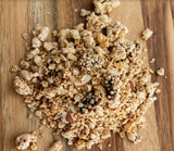 Kin Kitchen non-GMO Granola & Organic Quinoa Crisps, in a Glass Jar Recyclable and Resusable. Made with Real Fruit. No Aritificial Colors, Flavors, or