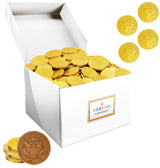 Happy Easter Belgian Milk Chocolate Gold Coins, Kosher Certified Dairy, Nut-Free (15 Pounds (Bulk))