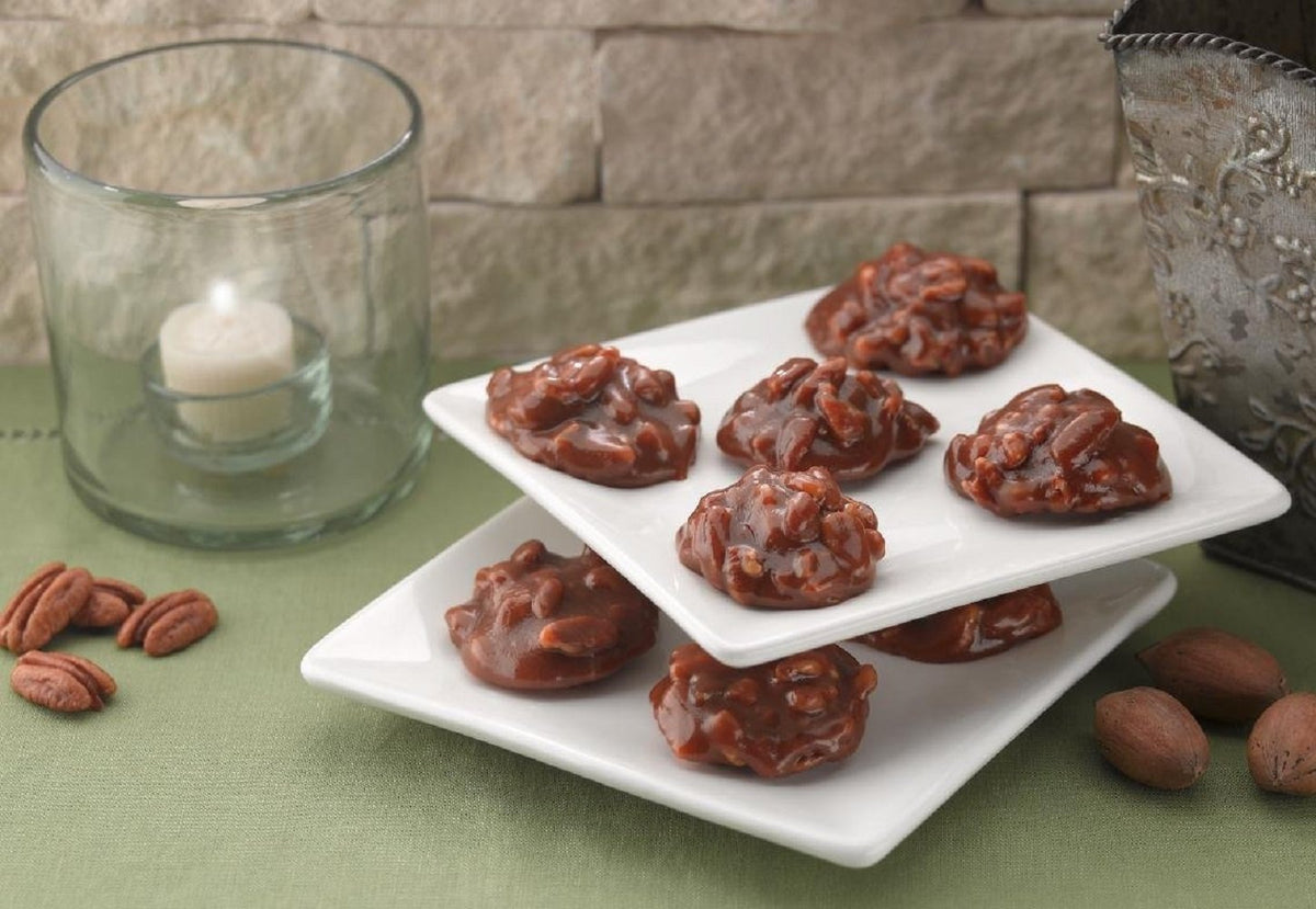 Lammes Candies Texas Chewie Pecan Praline 2 Ounce Gift Box - Pack of 4