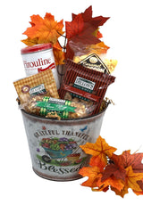 Gift Basket Village: Autumn Splendor - Gourmet Popcorn, Wafer Rolls, & Candied Nuts Gift Set